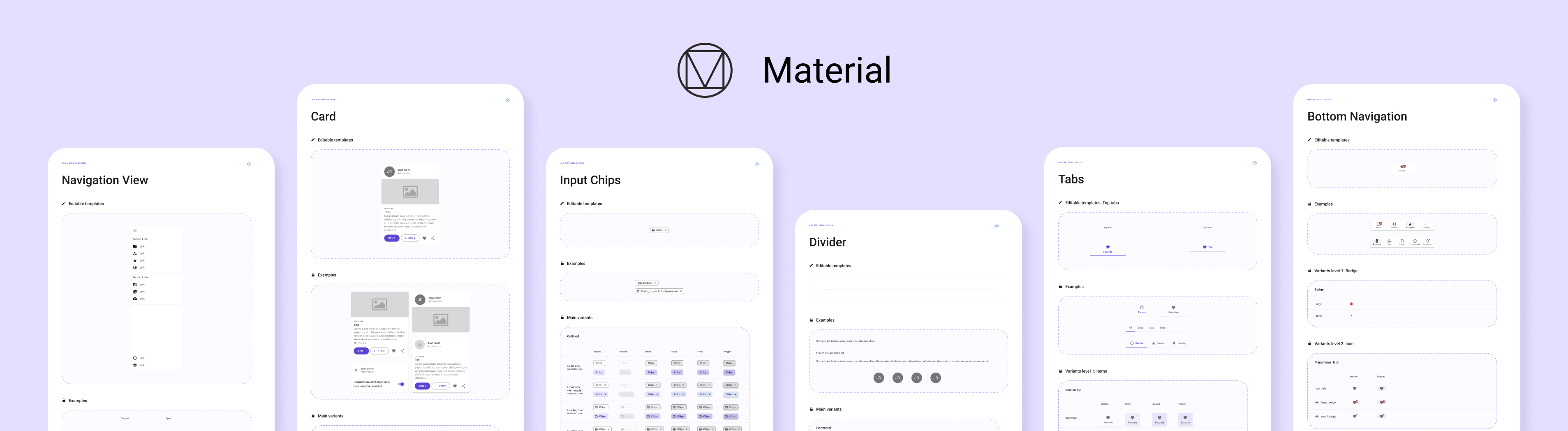 Material Toolkit Design System